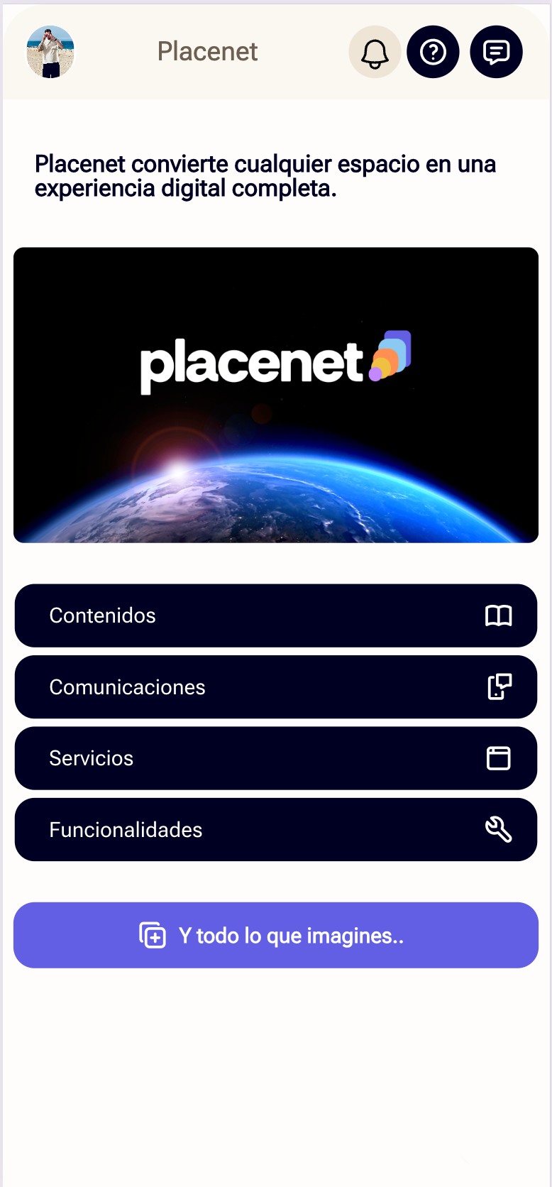 Mobile User View Mockup